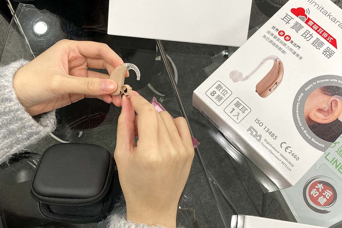 元健大和助聽器服務流程與聽力照護示意照片