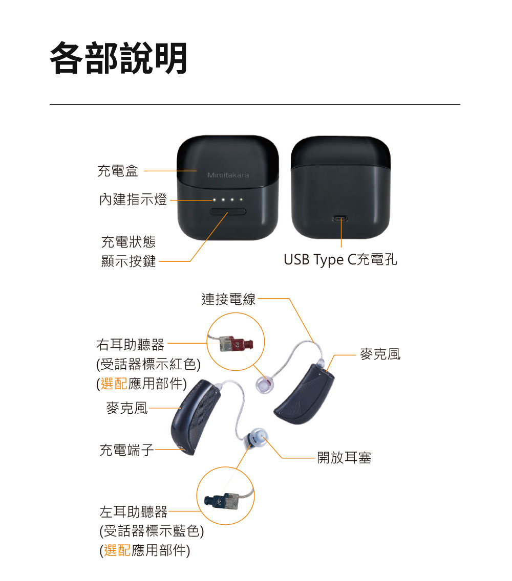 耳寶】RIC型充電式數位助聽器 6EF [雙耳]