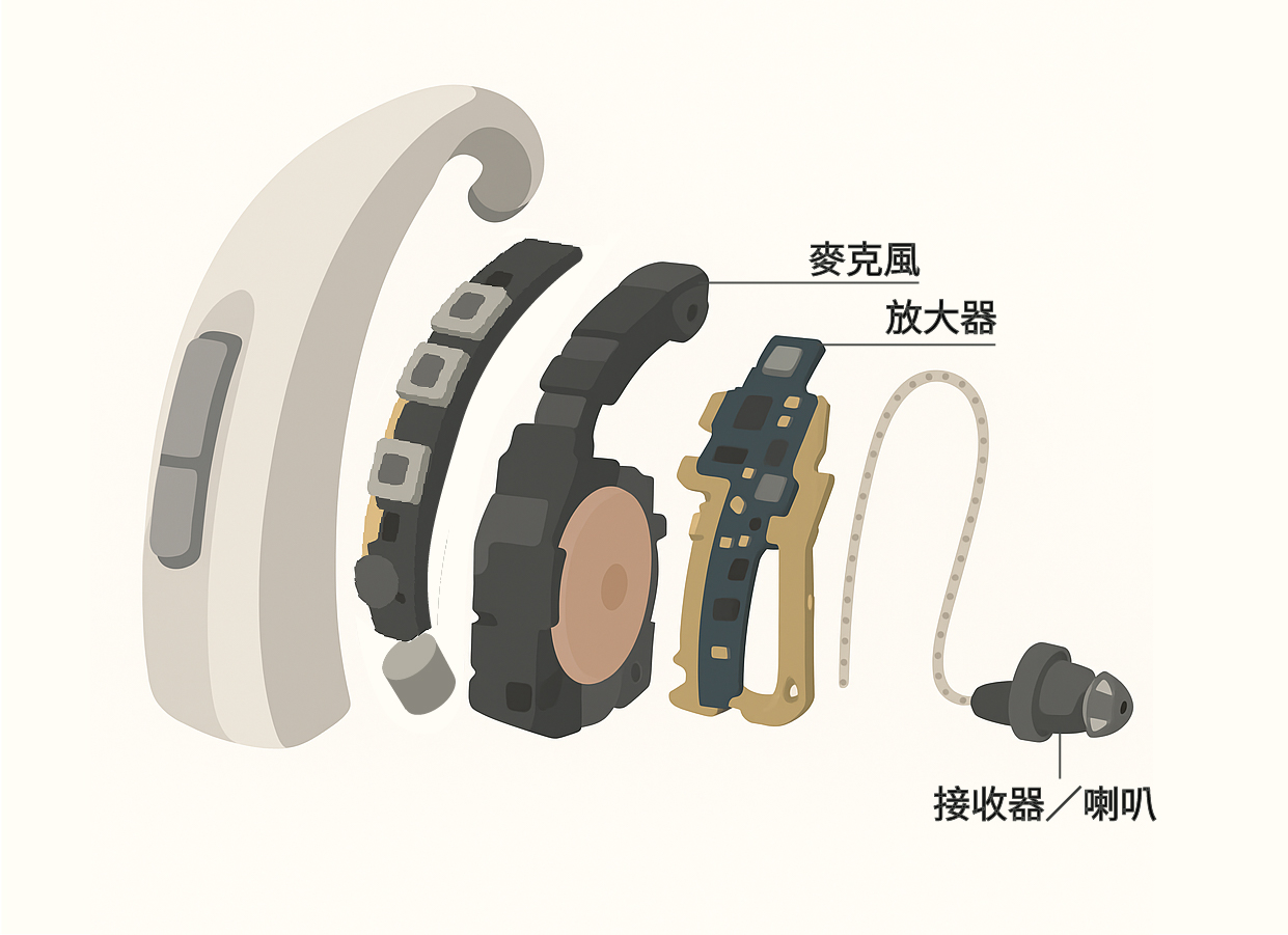 Hearing aid structure