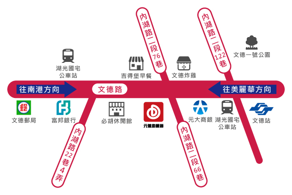 17內湖門市地圖