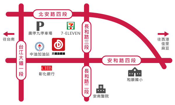 26安南門市地圖