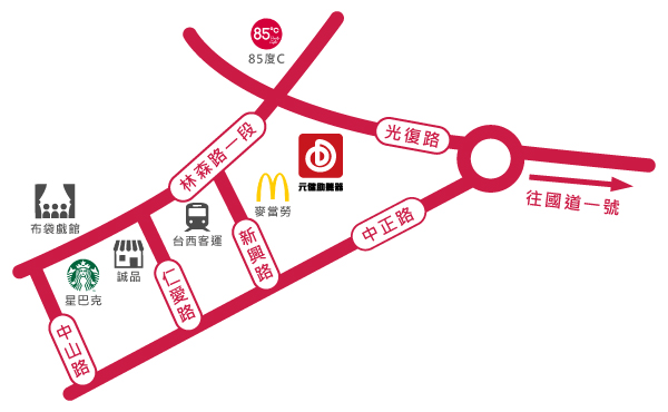 39虎尾門市地圖