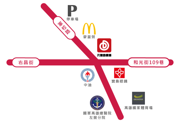 54楠梓門市地圖