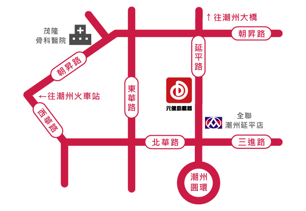 58潮州門市地圖