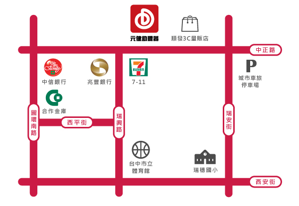 63豐原門市地圖